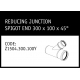 Marley Reducing Junction Spigot End 300 x 100 x 45° - Z1504.300.100Y